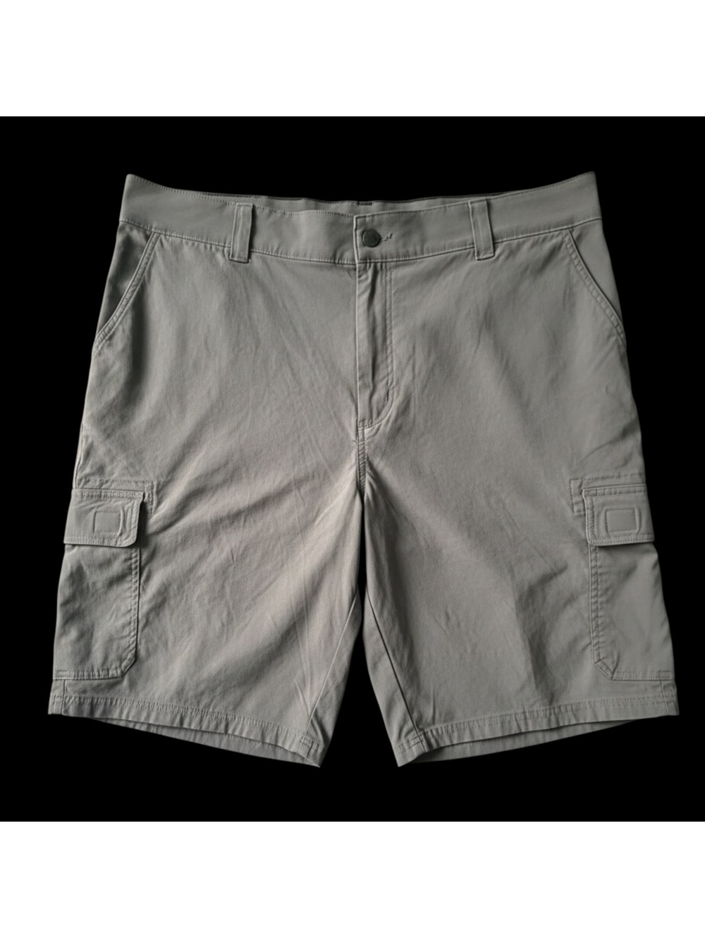 Orvis Men’s Cargo Shorts Gray Nylon Stretch Outdoor Hiking Fishing Size 40
